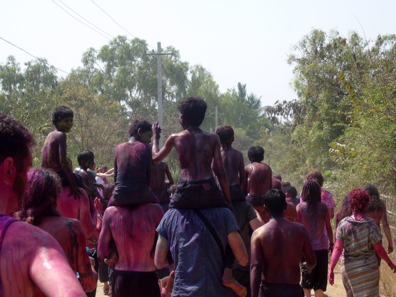 India 2010 - Hampi - Virupapur Gaddi - Holi Festival